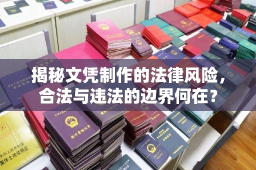深泽揭秘文凭制作的法律风险，合法与违法的边界何在？