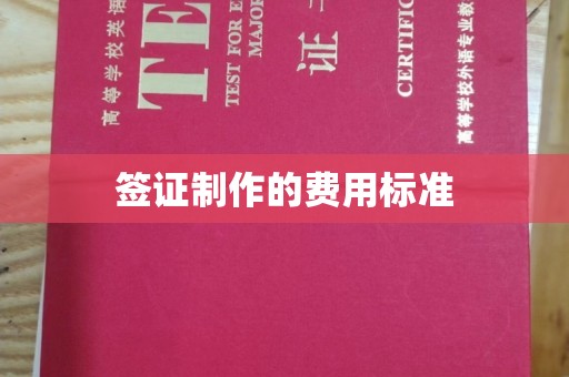 深泽签证制作的费用标准