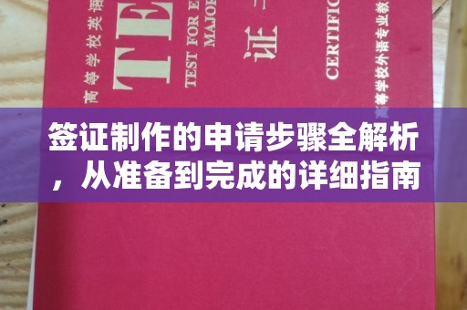 深泽签证制作的申请步骤全解析，从准备到完成的详细指南
