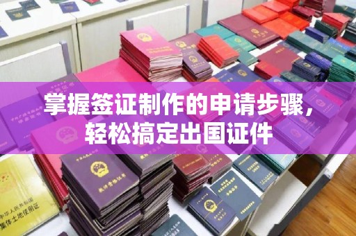 深泽掌握签证制作的申请步骤，轻松搞定出国证件