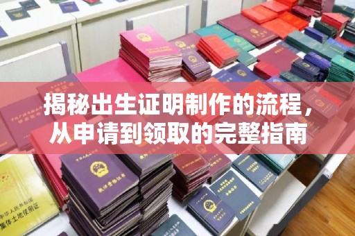 深泽揭秘出生证明制作的流程，从申请到领取的完整指南